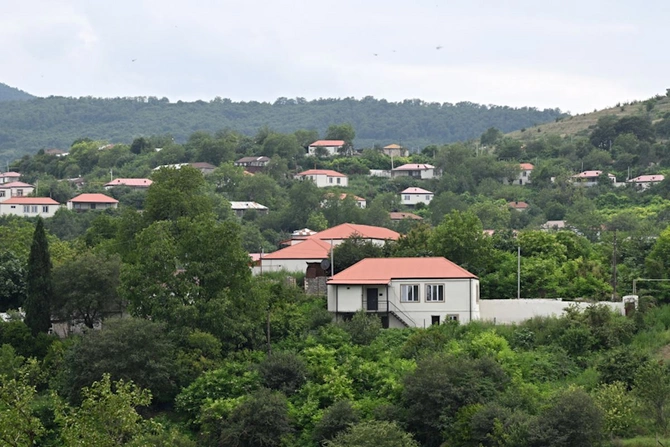 Prezident Xocavəndin Quzeyxırman kəndində olub — FOTOLAR Prezident Xocavəndin Quzeyxırman kəndində olub — FOTOLAR