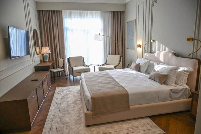 İlham Əliyev Xankəndi hotelinin açılışında — FOTOLAR İlham Əliyev Xankəndi hotelinin açılışında — FOTOLAR