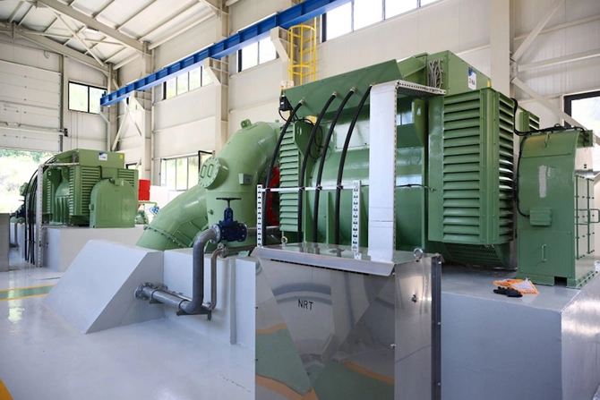 Laçında Hoçaz çayının üzərində yerləşən su elektrik stansiyalarının açılışı olub — FOTOLAR Laçında Hoçaz çayının üzərində yerləşən su elektrik stansiyalarının açılışı olub — FOTOLAR