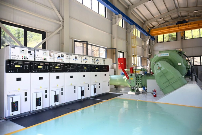 Laçında Hoçaz çayının üzərində yerləşən su elektrik stansiyalarının açılışı olub — FOTOLAR Laçında Hoçaz çayının üzərində yerləşən su elektrik stansiyalarının açılışı olub — FOTOLAR