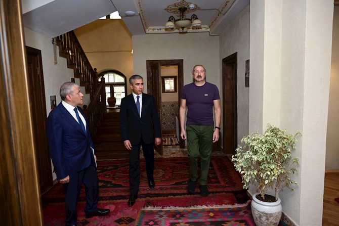 Prezident “Yasəmən” hotelinin yeni korpusları ilə tanış olub — FOTOLAR