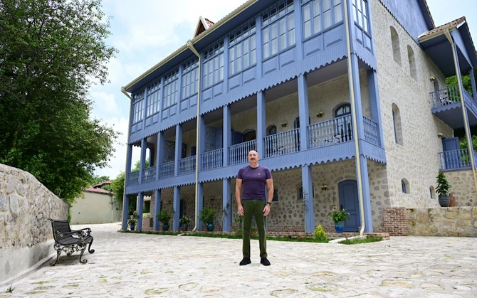 Prezident “Yasəmən” hotelinin yeni korpusları ilə tanış olub — FOTOLAR