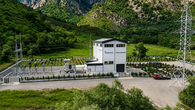 Laçında Hoçaz çayının üzərində yerləşən su elektrik stansiyalarının açılışı olub — FOTOLAR Laçında Hoçaz çayının üzərində yerləşən su elektrik stansiyalarının açılışı olub — FOTOLAR