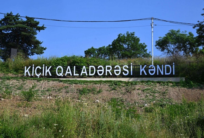 Prezident Şuşanın Kiçik Qaladərəsi kəndində sakinlərlə görüşüb — FOTOLAR