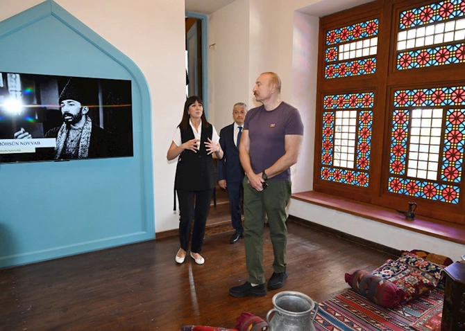 Şuşada “Sadıqcanın evi”nin bərpadan sonra açılışı olub — FOTOLAR