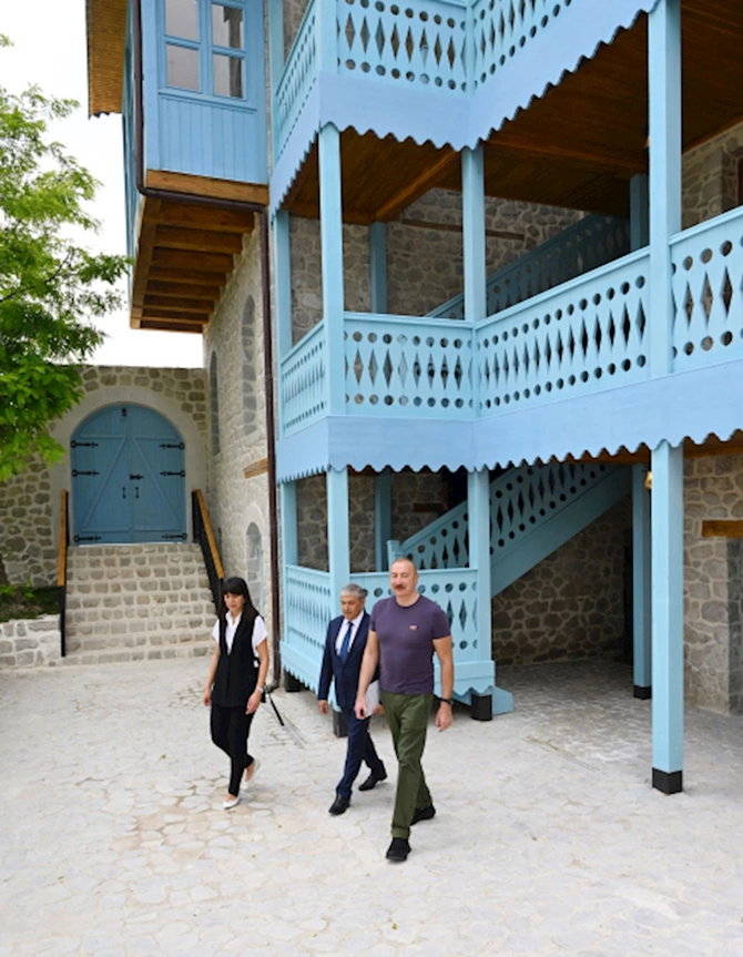 Şuşada “Sadıqcanın evi”nin bərpadan sonra açılışı olub — FOTOLAR