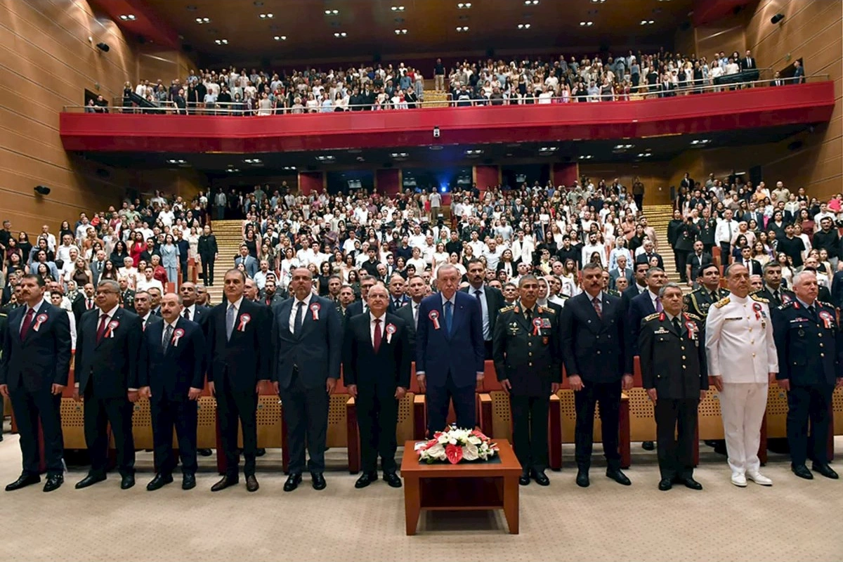 Zakir Həsənov Ərdoğanla birlikdə kursantların buraxılış mərasimində — FOTOLAR