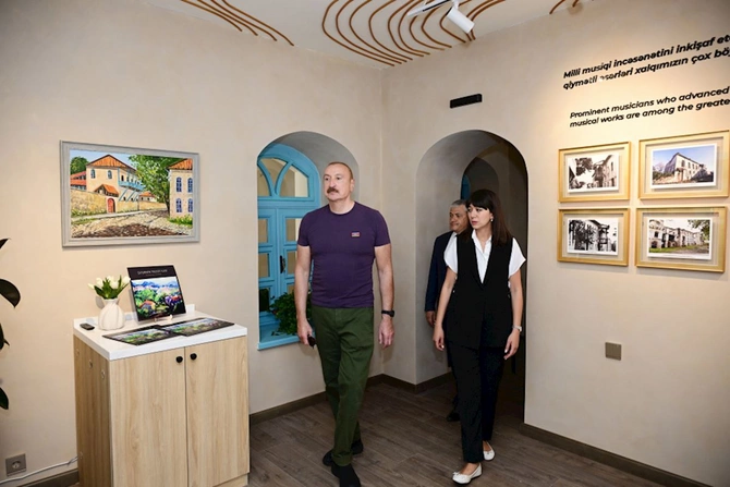 Şuşada “Sadıqcanın evi”nin bərpadan sonra açılışı olub — FOTOLAR