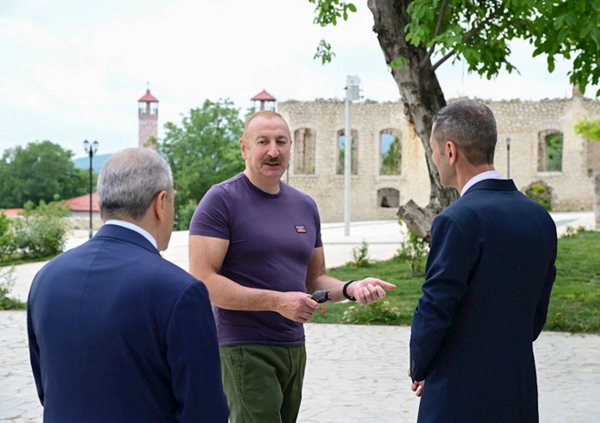 Şuşada “Sadıqcanın evi”nin bərpadan sonra açılışı olub — FOTOLAR