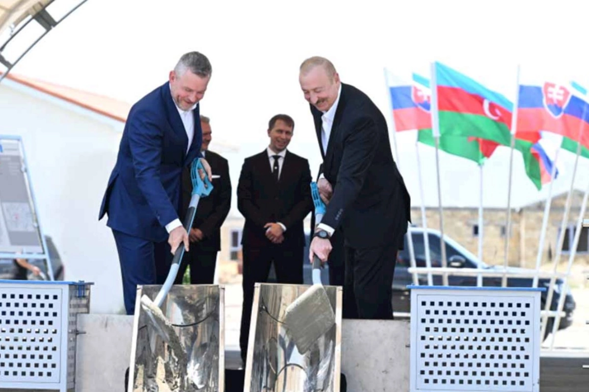 Azərbaycan və Slovakiya prezidentləri Ağdamın Baş Qərvənd kəndində görülən işlərlə tanış olublar — FOTOLAR