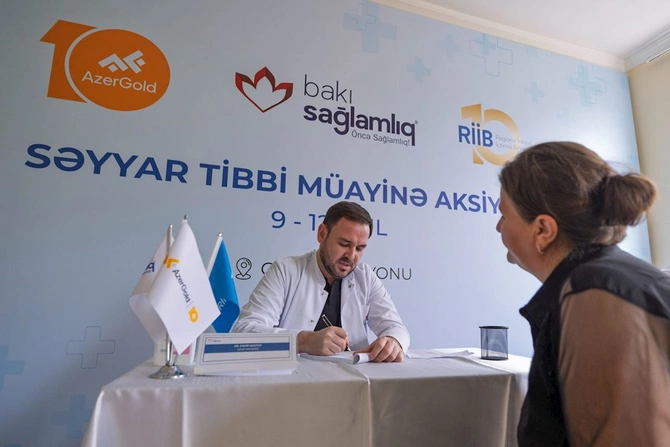 “AzerGold”un təşkilatçılığı ilə Göygöl rayonunda səyyar tibbi müayinə aksiyası keçirilib — VİDEO/FOTOLAR “AzerGold”un təşkilatçılığı ilə Göygöl rayonunda səyyar tibbi müayinə aksiyası keçirilib — VİDEO/FOTOLAR