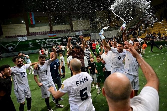 AHİK-in təşkilatçılığı ilə keçirilən minifutbol turniri başa çatıb — FOTOLAR