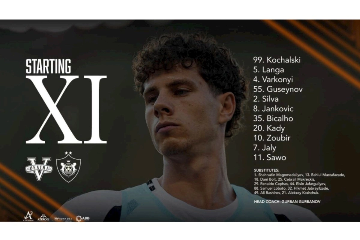 “Vestri” və “Qarabağ”ın start heyətləri açıqlandı