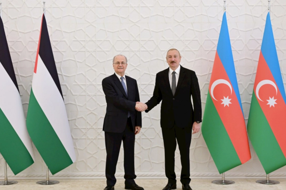 İlham Əliyev Fələstinin Baş nazirini qəbul etdi — FOTOLAR