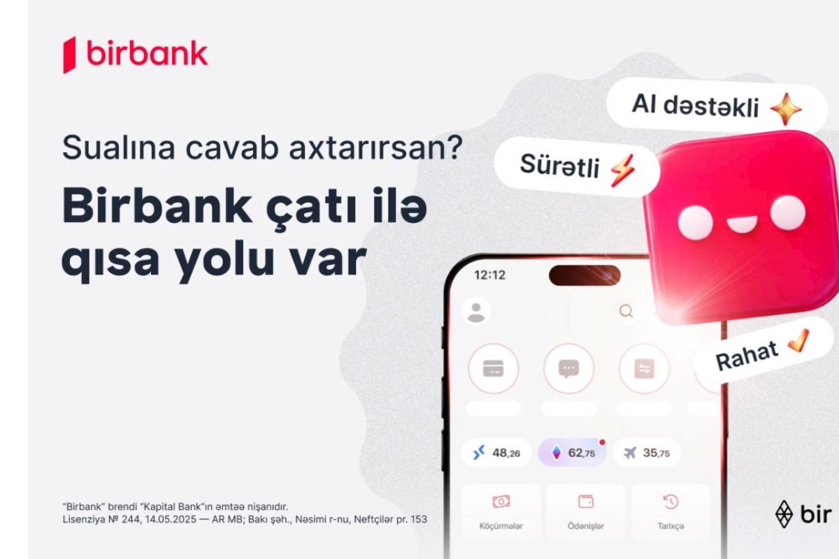 Birbank-la bütün suallara cavab almağın QISA YOLU VAR