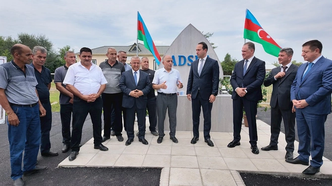 ADSEA daha bir kəndi içməli su ilə təmin edib — FOTOLAR