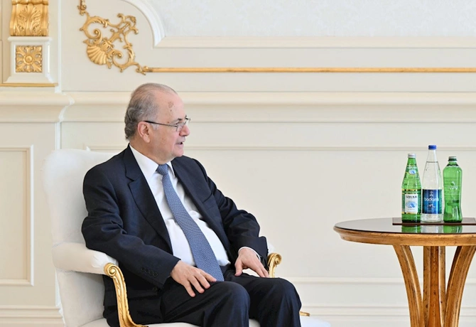 İlham Əliyev Fələstinin Baş nazirini qəbul etdi — FOTOLAR