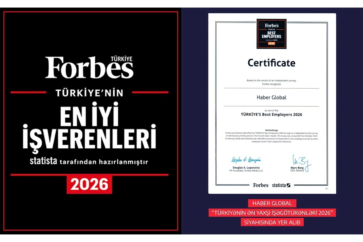 Haber Global Türkiyənin Ən Yaxşı İşəgötürənləri 2026 siyahısında yer alıb