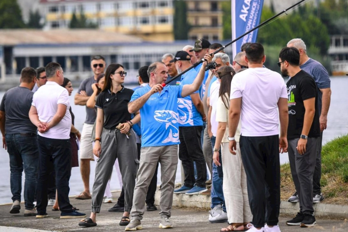Mingəçevirdə federasiyalar arasında balıq ovu yarışı keçirilib — FOTOLAR