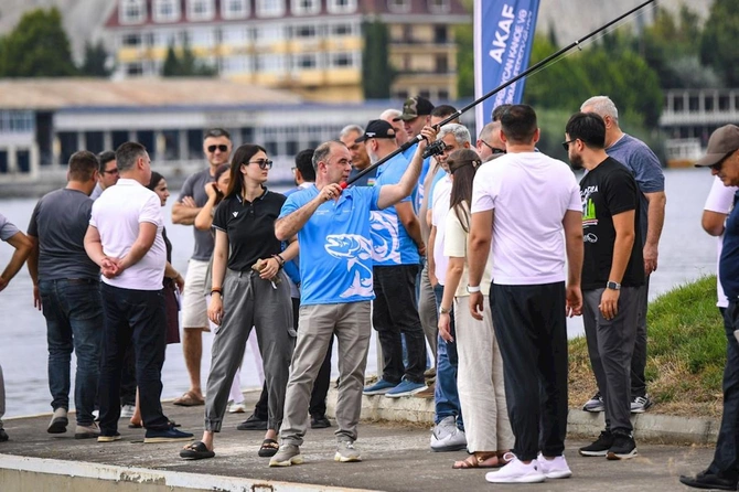 Mingəçevirdə federasiyalar arasında balıq ovu yarışı keçirilib — FOTOLAR