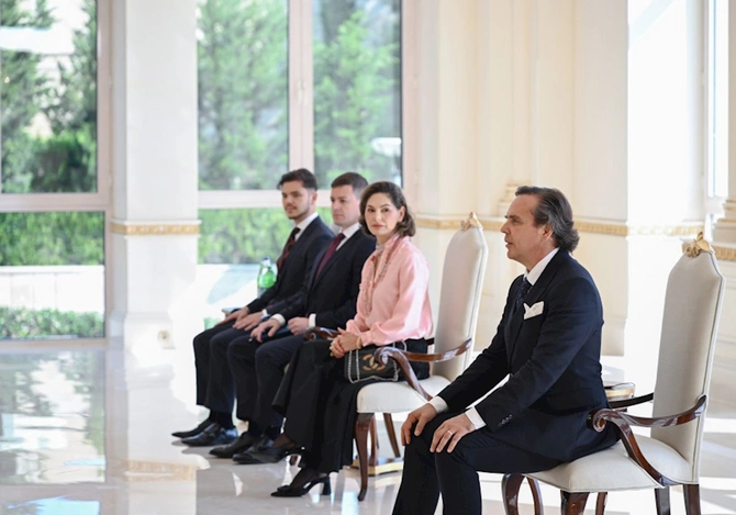 Prezident yeni səfirin etimadnaməsini qəbul etdi — FOTOLAR