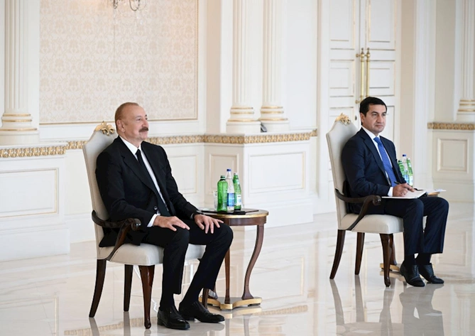 Prezident yeni səfirin etimadnaməsini qəbul etdi — FOTOLAR