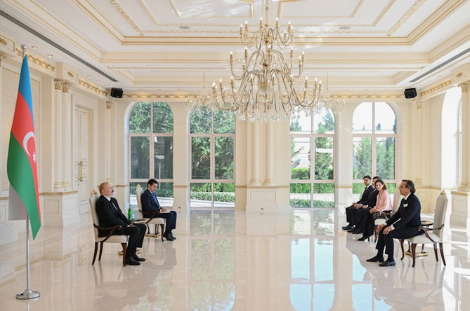 Prezident yeni səfirin etimadnaməsini qəbul etdi — FOTOLAR