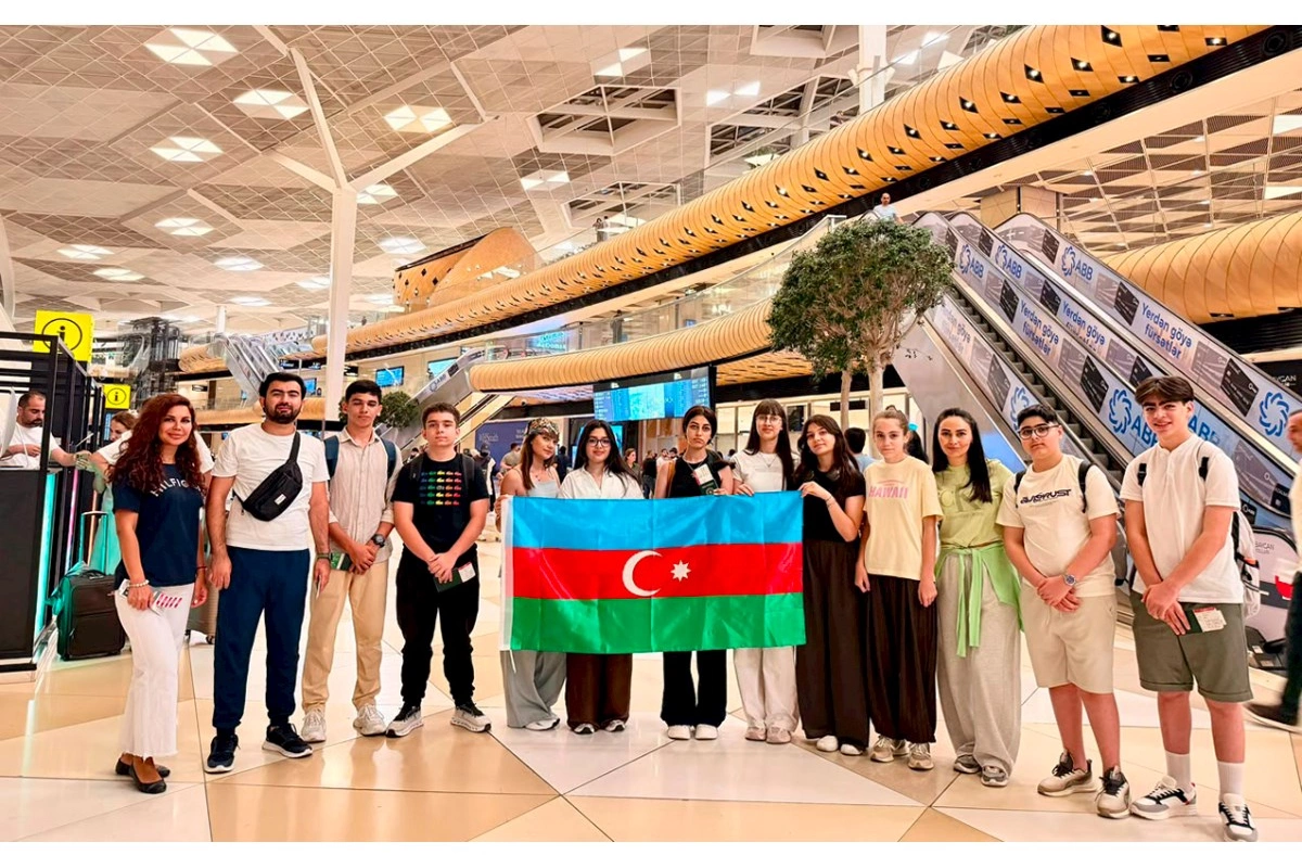 Şəhid övladları Fransada — FOTOLAR