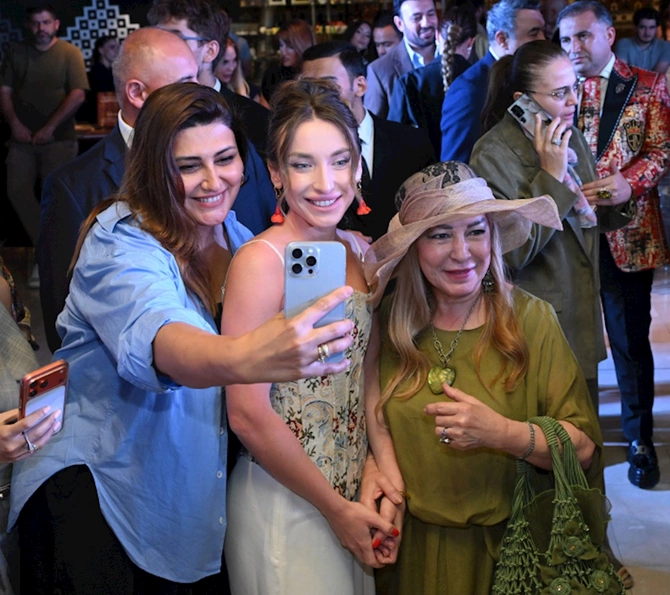 Alyona Əliyeva Milli Xalça Muzeyində moda nümayişi tədbirində — FOTOLAR