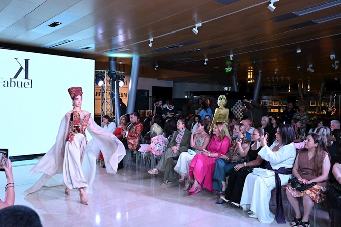 Alyona Əliyeva Milli Xalça Muzeyində moda nümayişi tədbirində — FOTOLAR