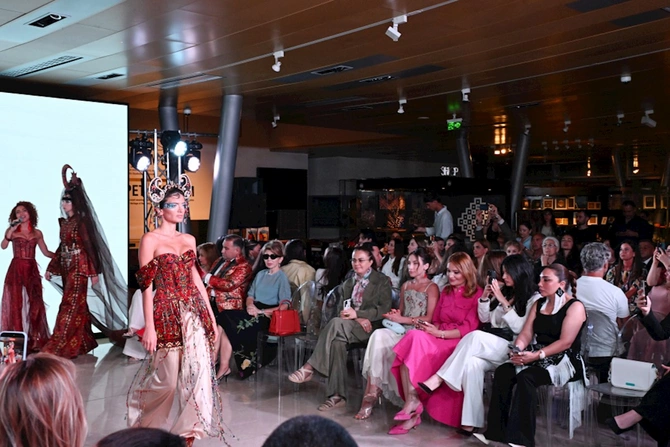 Alyona Əliyeva Milli Xalça Muzeyində moda nümayişi tədbirində — FOTOLAR