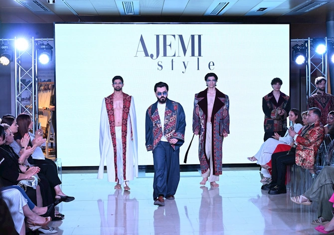 Alyona Əliyeva Milli Xalça Muzeyində moda nümayişi tədbirində — FOTOLAR