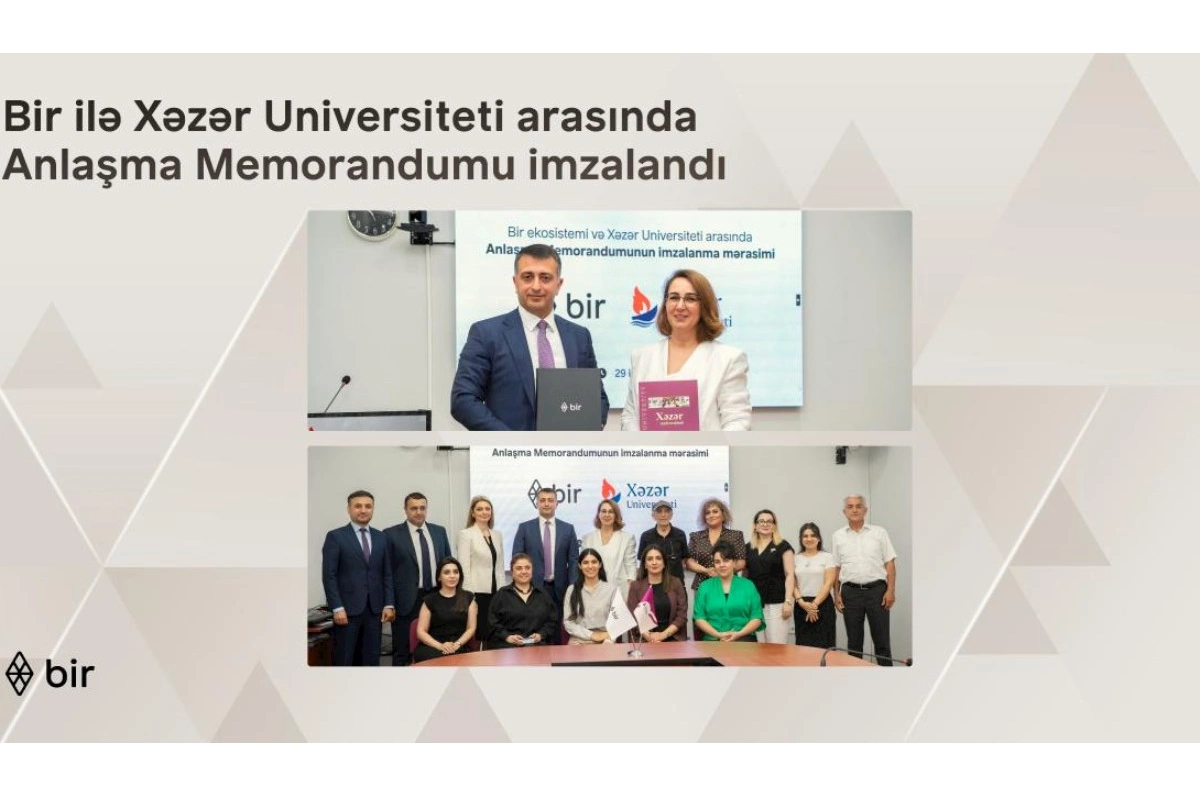 Bir və Xəzər Universiteti gələcəyin peşəkarları üçün güclərini birləşdirir