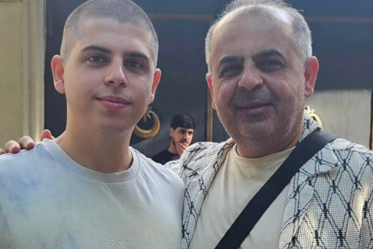 Oğlunu hərbi xidmətə yola saldı