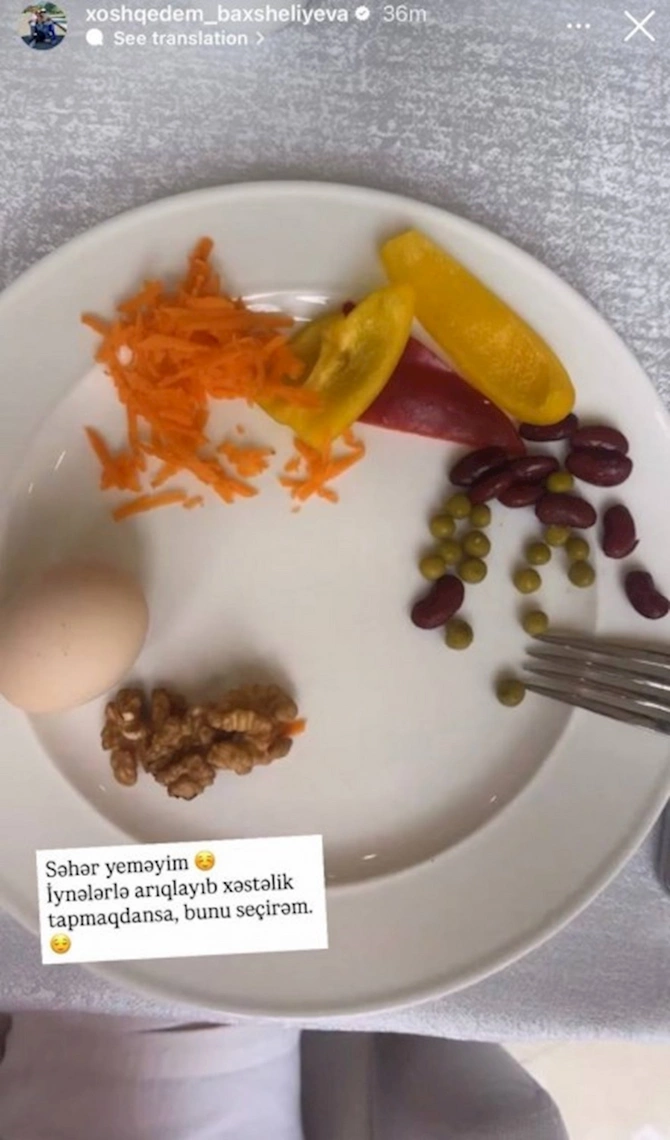 Xoşqədəm Hidayətqızı arıqlama üsulunu açıqladı: İynələrdənsə bunu seçirəm — FOTO Xoşqədəm Hidayətqızı arıqlama üsulunu açıqladı: İynələrdənsə bunu seçirəm — FOTO