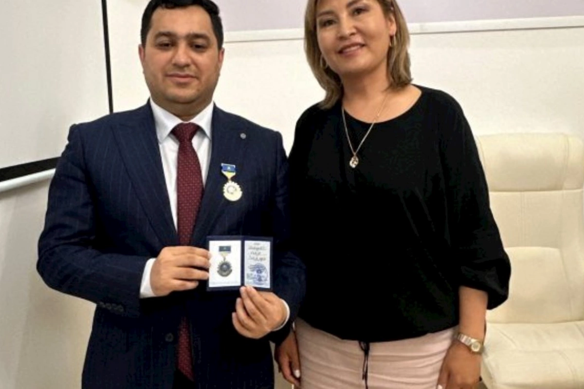 Fərid Şahbazlı Qazaxıstanda beynəlxalq mükafata layiq görülüb — FOTOLAR