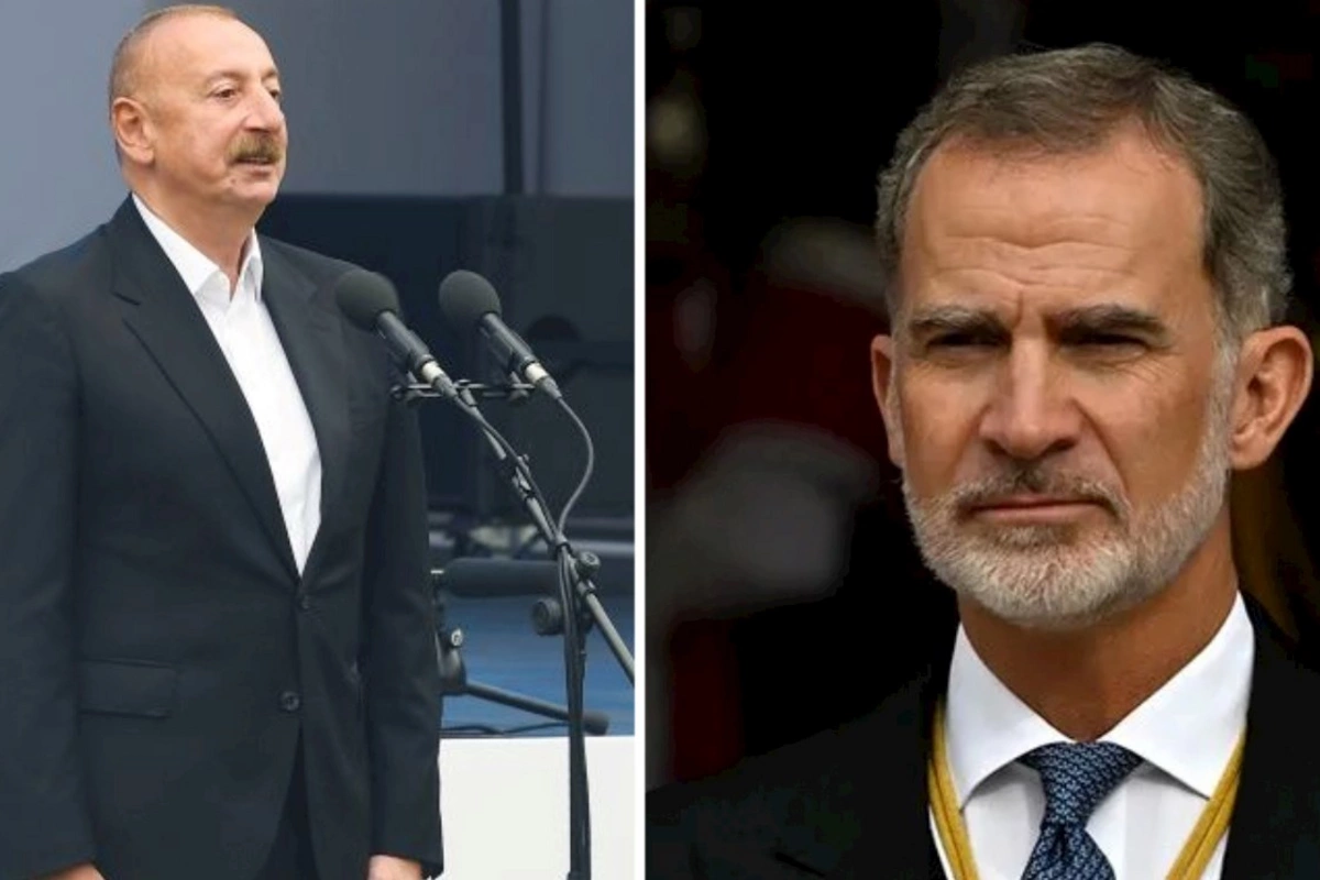 İlham Əliyev İspaniyanın çempionluğuna görə Kralı təbrik etdi