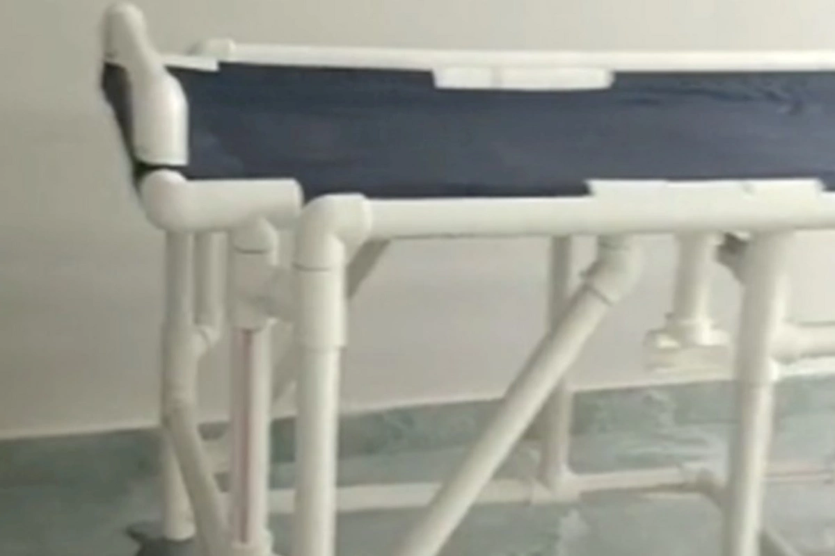 Semaşkodakı plastik borudan hazırlanmış xərəklə bağlı açıqlama — VİDEO