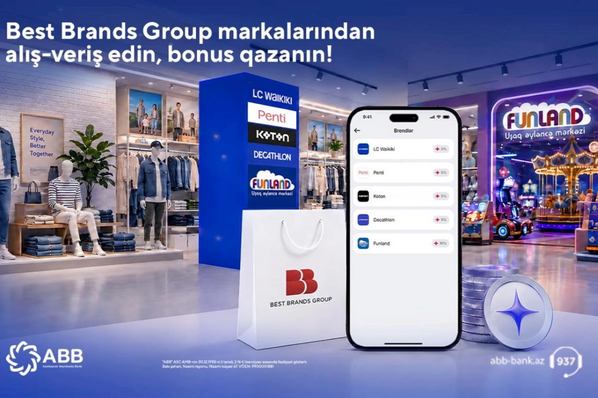 “LC Waikiki”, “Koton”, “Decathlon” və digər brendləri birləşdirən loyallıq sistemi indi ABB mobile-da