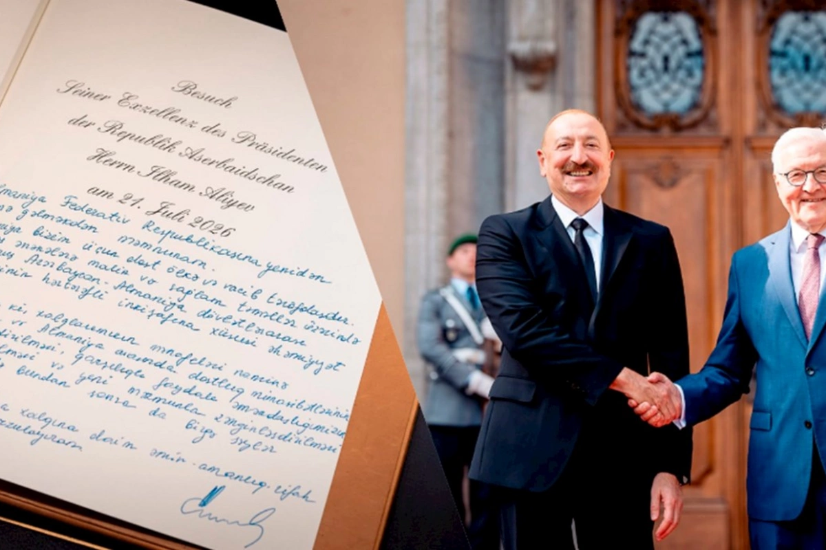 “Dost Almaniya xalqına...” — İlham Əliyevin xatirə kitabına yazdıqları