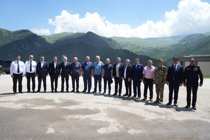 Özbəkistan Baş prokuroru Kəlbəcər və Gəncədə olub — FOTOLAR