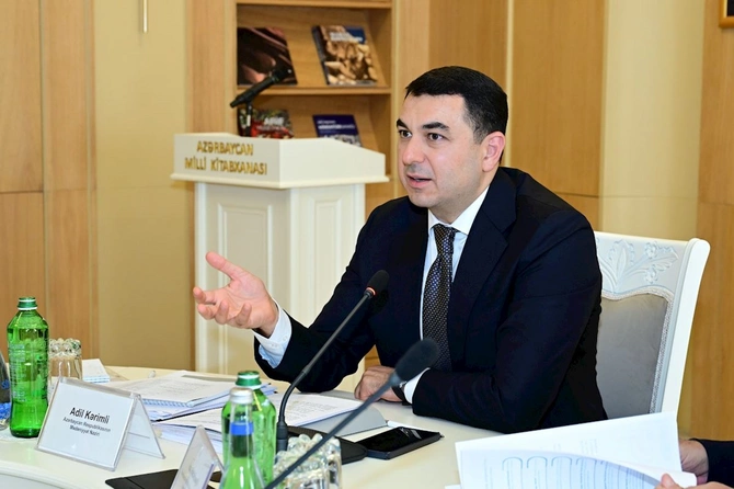 VII Ümumdünya Mədəniyyətlərarası Dialoq Forumunun hazırlığı üzrə qurumlararası iclas keçirilib — FOTOLAR