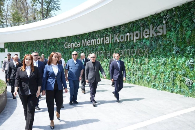 Özbəkistan Baş prokuroru Kəlbəcər və Gəncədə olub — FOTOLAR