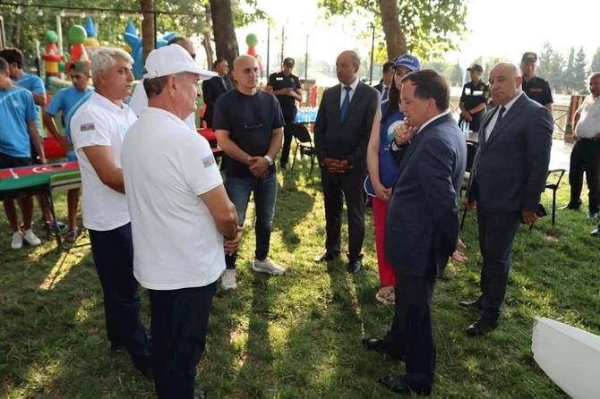 Qazaxda ilk dəfə avarçəkmə tədbiri təşkil olunub — FOTOLAR