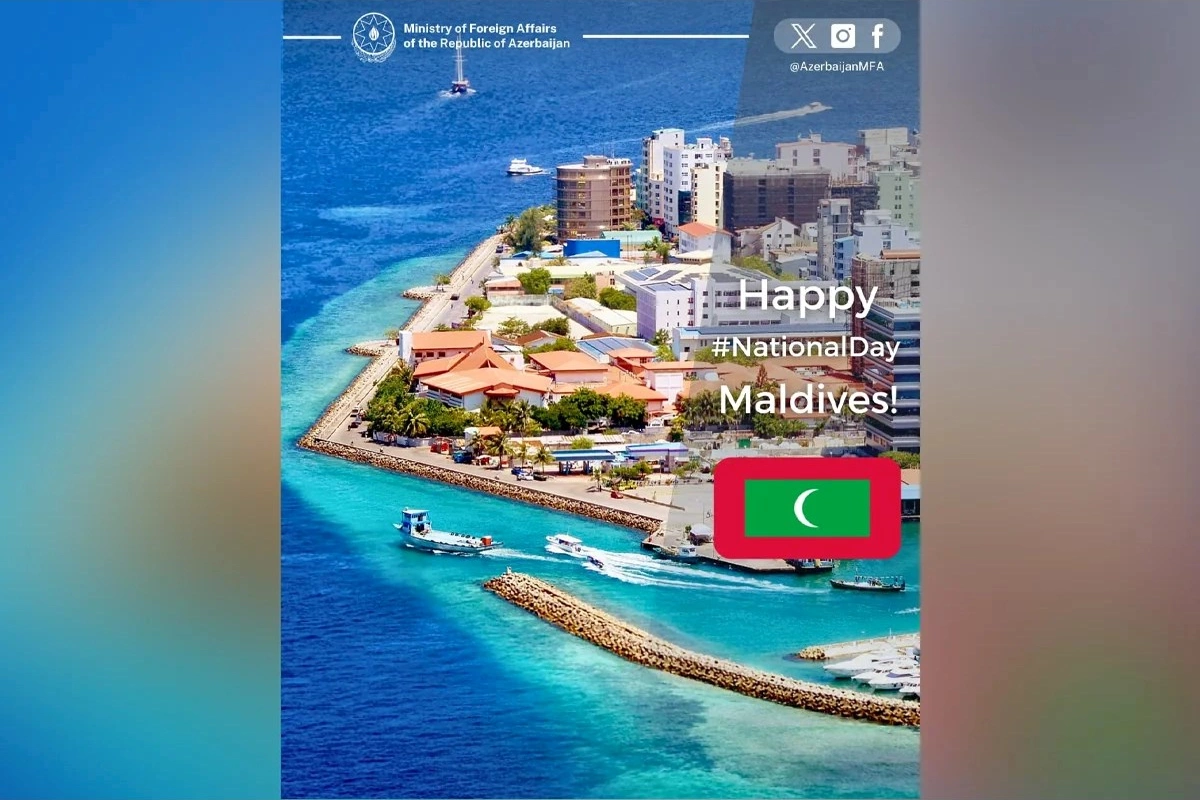 Azərbaycan XİN Maldivi Müstəqillik Günü münasibətilə təbrik etdi