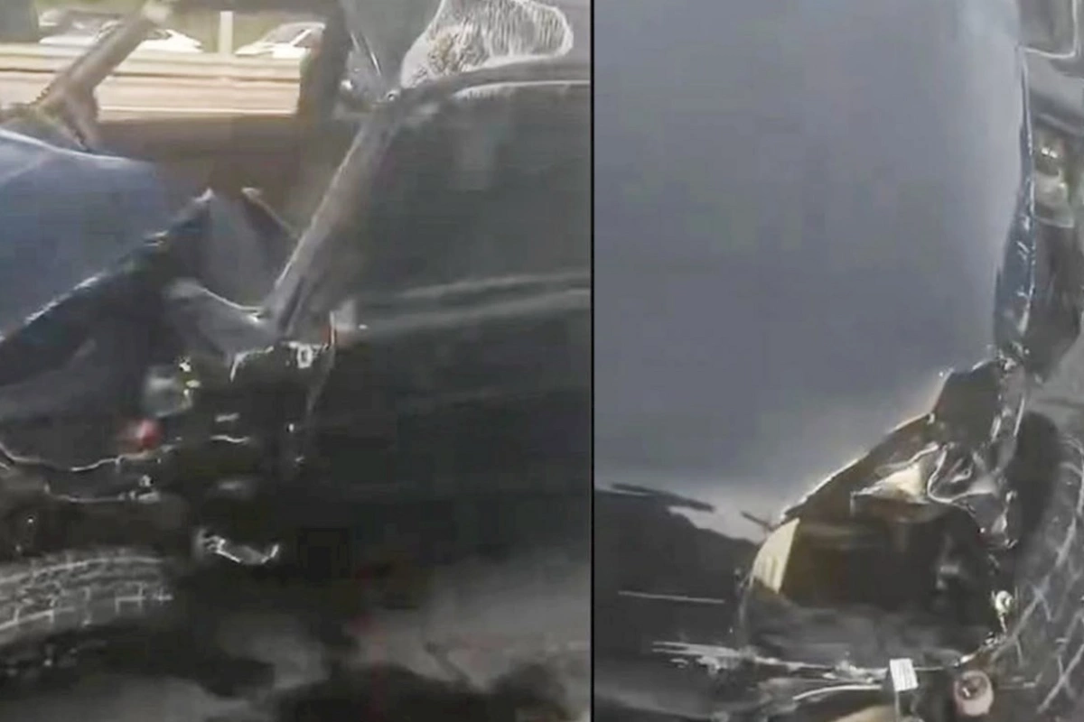 Buzovnada “BYD”yə çırpılan “Niva” aşdı