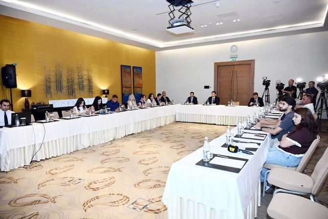 Media nümayəndələri üçün təlim keçirilib — FOTOLAR