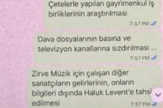 Haluk Levent sevgilisinə tələ qurub — WhatsApp yazışmaları ortaya çıxdı (FOTOLAR)
