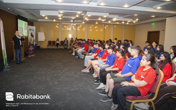 Rabitəbank YAŞAT düşərgəsində şəhid övladları üçün maliyyə savadlılığı təlimi təşkil etdi — FOTOLAR Rabitəbank YAŞAT düşərgəsində şəhid övladları üçün maliyyə savadlılığı təlimi təşkil etdi — FOTOLAR