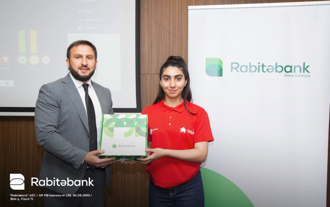Rabitəbank YAŞAT düşərgəsində şəhid övladları üçün maliyyə savadlılığı təlimi təşkil etdi — FOTOLAR Rabitəbank YAŞAT düşərgəsində şəhid övladları üçün maliyyə savadlılığı təlimi təşkil etdi — FOTOLAR